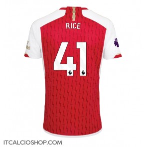 Arsenal Declan Rice #41 Prima Maglia 2023-24 Manica Corta